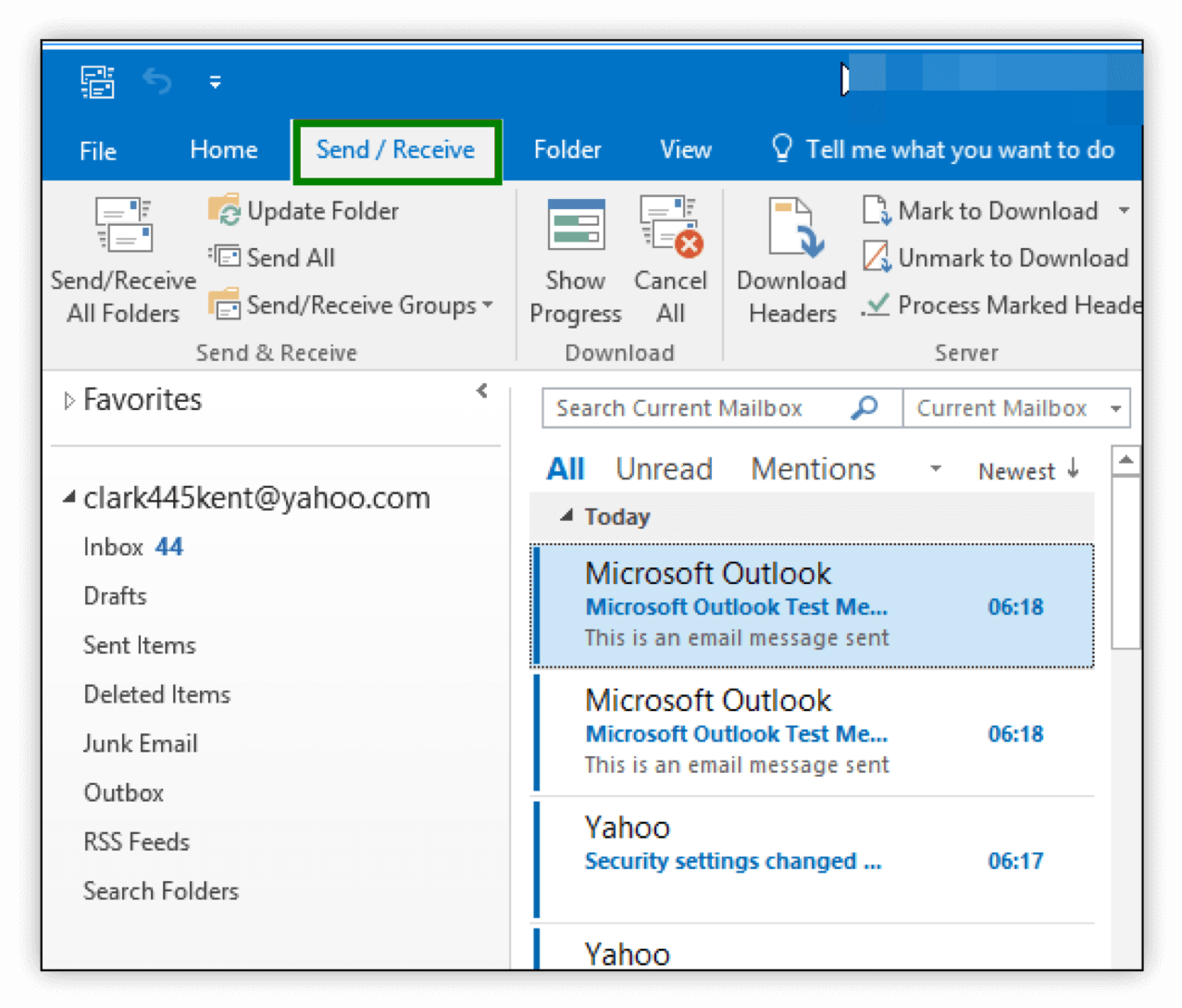 how to setup yahoo mail in outlook 365